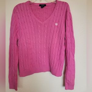 Lady's ribbed sweater
